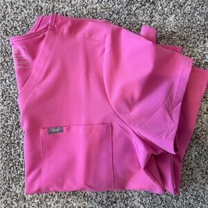 Figs F*ing Pink Catarina Scrub Top XXL
